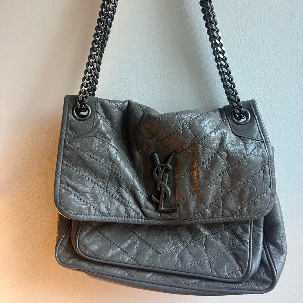Yves Saint Laurent Niki Bag (vintage crinkle leather)
